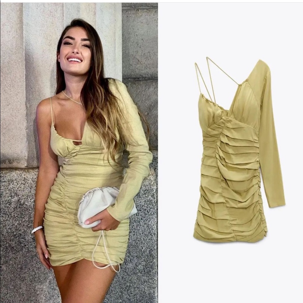 Zara draped dress - Picture 8 of 16